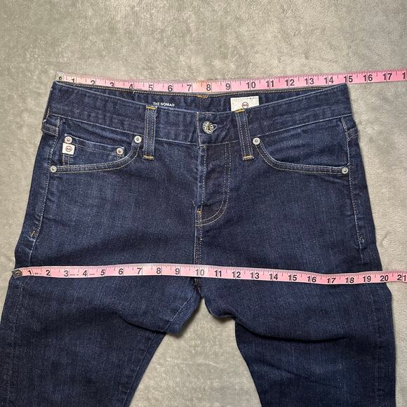 AG Adriano Goldschmied Selvage Jeans 30x24 The Nomad Straight Button Fly Denim - Picture 9 of 16
